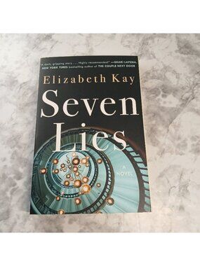 Seven Lies Paperback Psychological Thriller Novel Elizabeth Kay